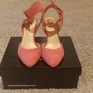 Luichiny Coral Pink Heels